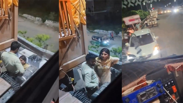 Hot Paid Randi Blowjob Truck Driver On Public Road Latest Video