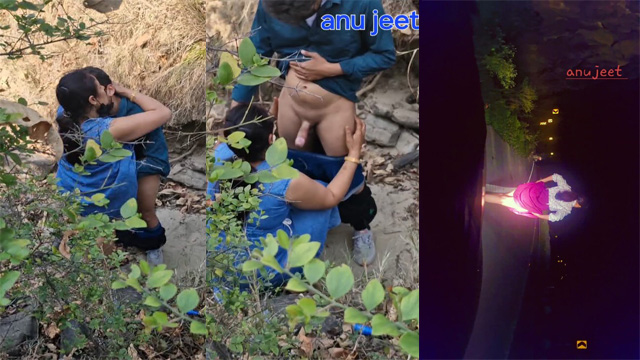 Anuhotwife aka Anujeet 2 Dare Videos Shared Walking on Road