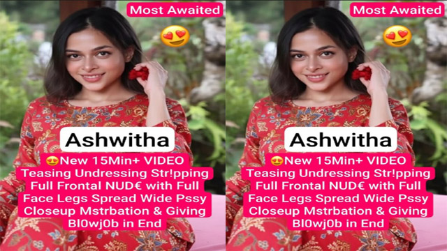 Ashw!tha Most Awaited New Teasing – Closeup Mstrbation & Giving Blowjob Video Watch now