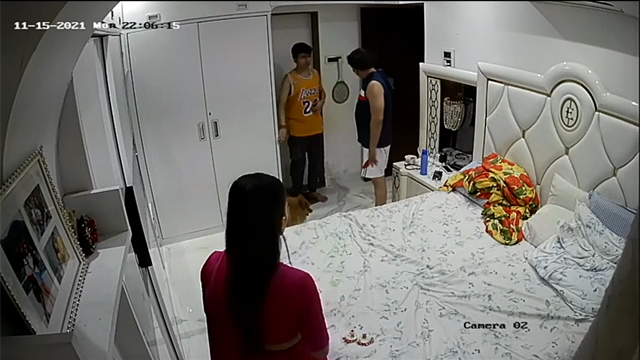 Hot Couple Strip Trail Dresses Hidden CCTV Cam Video P2