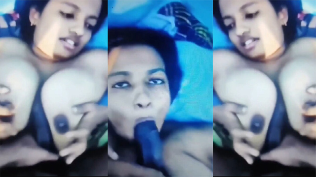 Mallu Aunty Boobsjob & Blowjob Fucking MMS Clip
