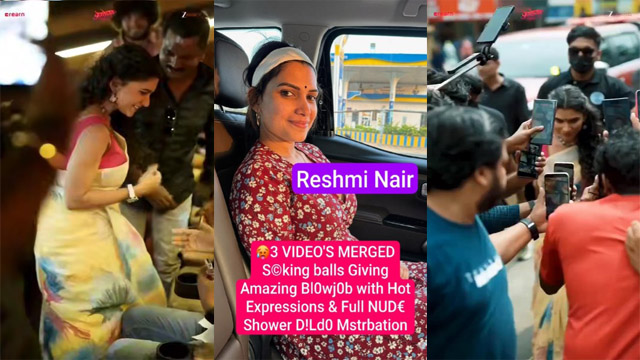 Resmi R Nair Sucking Balls – Giving Blowjob With Hot Expressions Viral
