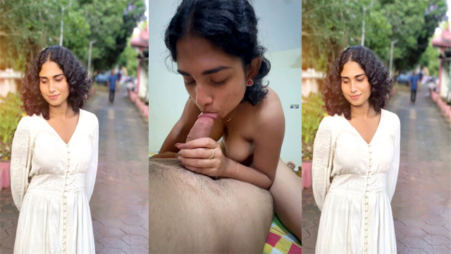Beautiful Mallu GF Sucking Dick Fucking MMS