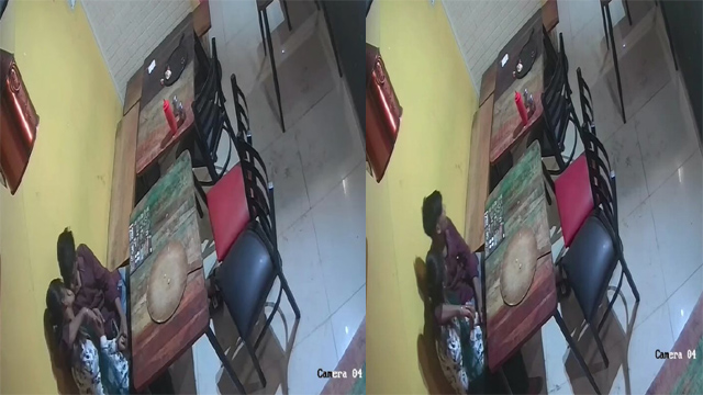 College Lovers Romance In Restaurant Viral Video