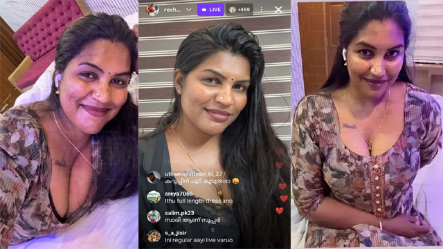 Mallu Makeup Artist Reshma Live Chat Video Update
