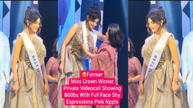 Beauty Contest Crown Winner Paid Videocall Viral