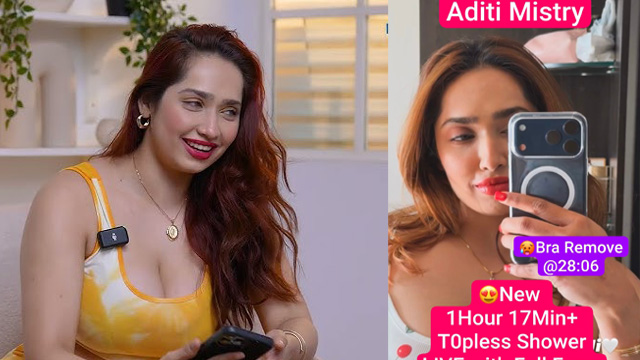Aditi Mistry Shower MMS – Pressing Boobs Wet Pussy