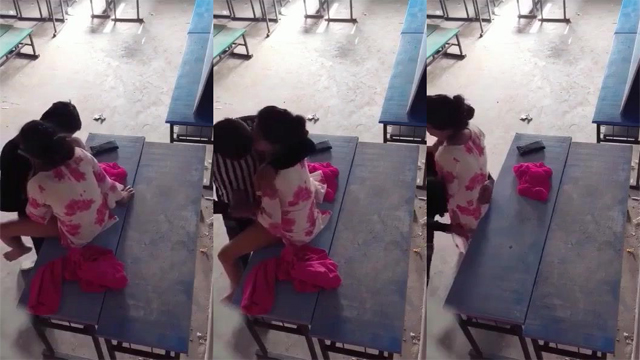 Desi Young Teacher Fucking – Mms On School Bench Video