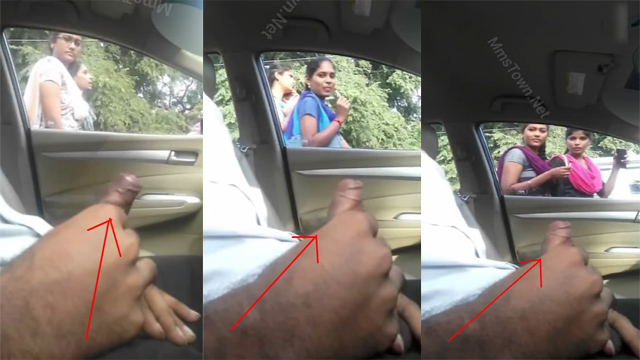 Daring Guy Flash Dick – Infront Of College Girls Inside Car Leaked Mms S2