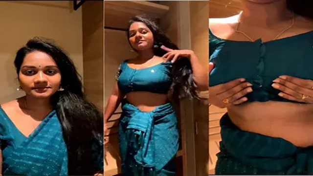 Saree Stripping Showing Pussy And Boobs Tease