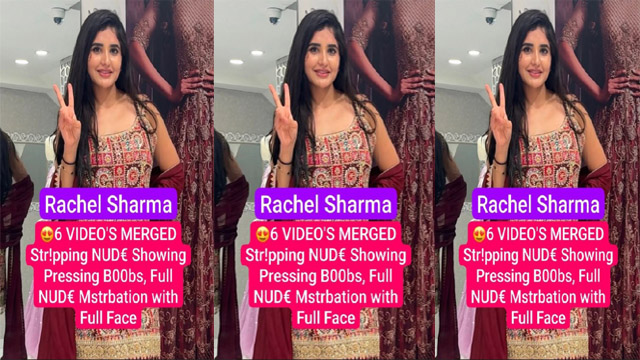 Rachel Sharma Paid App Stripping – Nude Showing Pressing Boobs Viral Video