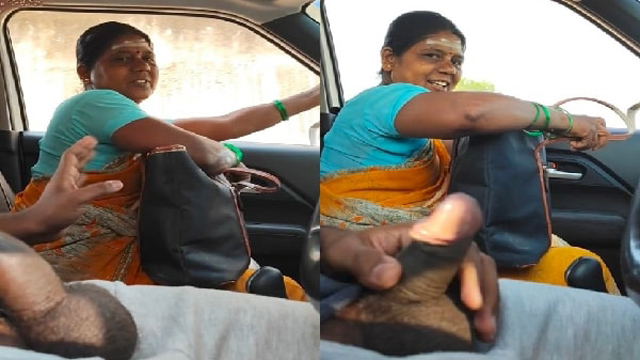 Desi Mallu Aunty Ko Lift K Bahane Se Dikhaya Lund