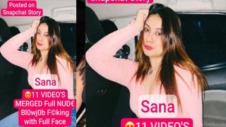 Influencer Sana – BJ Doggy Style Loud Moans MMS
