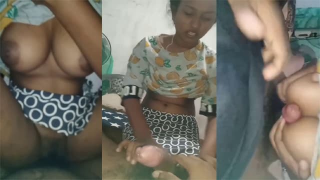 Lankan Girl Hard Titjob – BF Cock Squeeze Viral