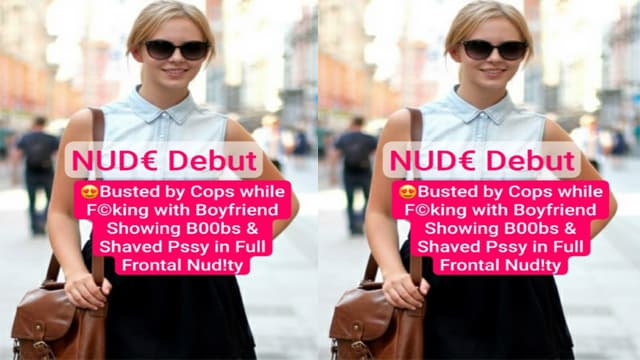 Suepr Debut gets Busted by Cops Fucking & Boyfriend Full Frontal