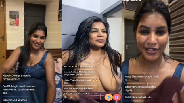 Mallu Reshma Rechu – Nip Slip Extended Show live