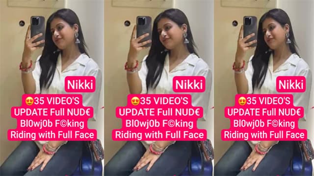 Desi Niharika Nikki Hard Blowjob Fucking Riding Viral
