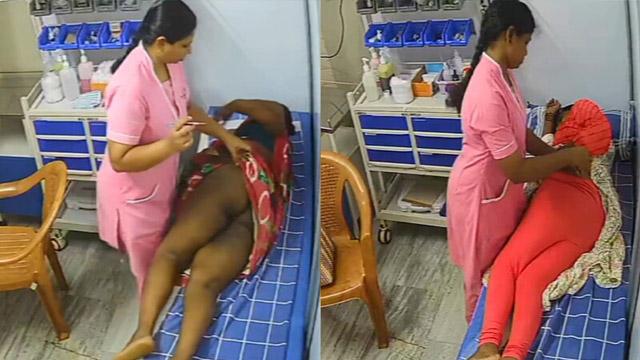 Horny Tamil Aunty Clinic Inject Big Ass CCTV Viral